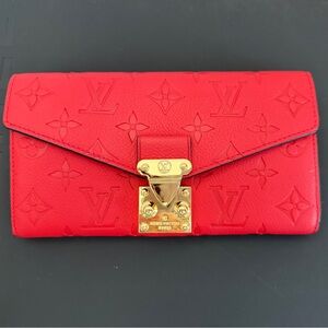 Scarlet Embossed Wallet